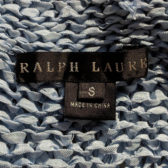 Sexy RALPH LAUREN open knit sleeveless top resort - Picture 4 of 8